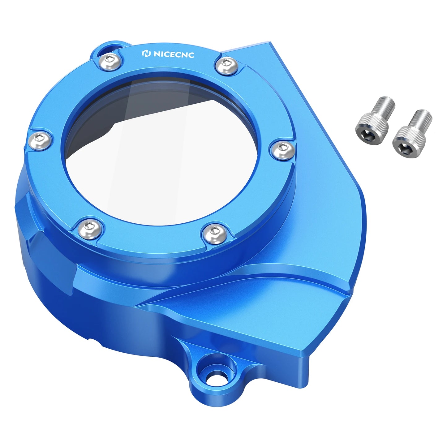 Transparent Motor Belt Pulley Cover Protector for Sur-Ron Light Bee X/S, Segway X160 X260 Aluminum Guard