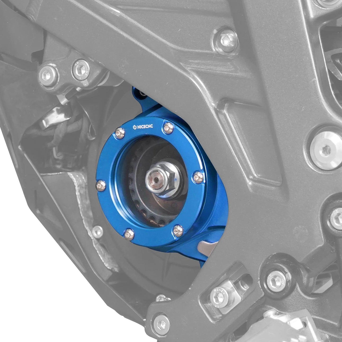Transparent Motor Belt Pulley Cover Protector for Sur-Ron Light Bee X/S, Segway X160 X260 Aluminum Guard